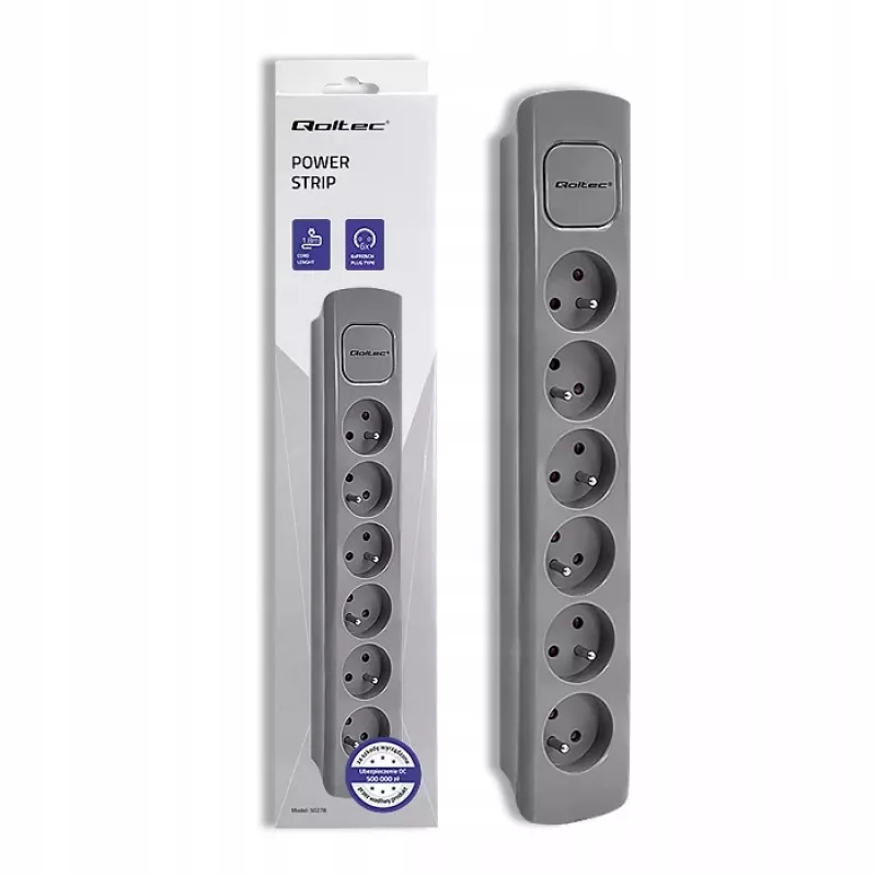 Qoltec 50277 produkt šedý