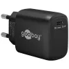 Nabíječka Goobay 65367 pro notebook, smartphone a tablet, AC, interiér, černá
