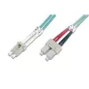 Optický patch kabel Digitus OM3 LC/SC 1 m