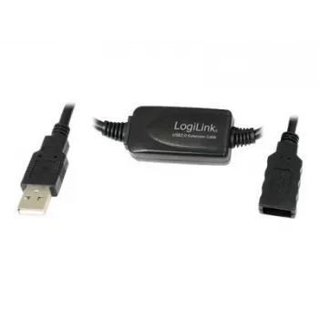 LogiLink UA0143 USB kabel USB 2.0 USB-A samec na samici 10,00 m černý