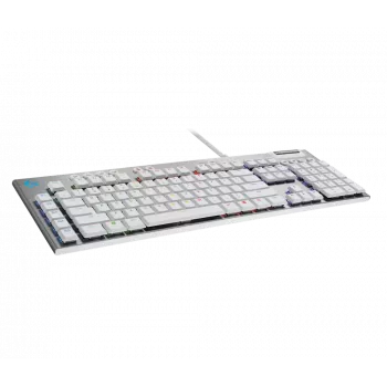 LOGITECH G815 LIGHTSPEED RGB mechanická herní klávesnice – GL Tactile - BÍLÁ - PAN - USB - NORDIC-613 - TACTILE SWITCH