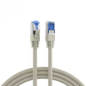 Síťový kabel EFB Elektronik K5525FGR.10 RJ-45 Cat6a 10 m šedý