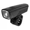 ANSMANN 1600-0524 LED přední světlo na kolo, 50 lx, 2600 mAh, 2 W, černá