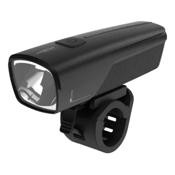 ANSMANN 1600-0524 LED přední světlo na kolo, 50 lx, 2600 mAh, 2 W, černá