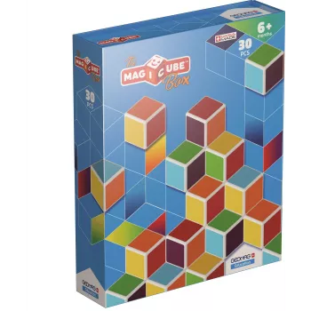 Magnetická stavebnice Geomag MagiCube GM120, 30 dílků, vícebarevná, čtvercová, unisex, pro děti od 1,5 roku
