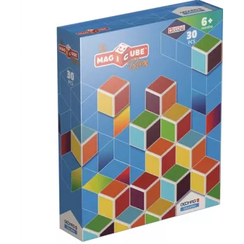 Magnetická stavebnice Geomag MagiCube GM120, 30 dílků, vícebarevná, čtvercová, unisex, pro děti od 1,5 roku
