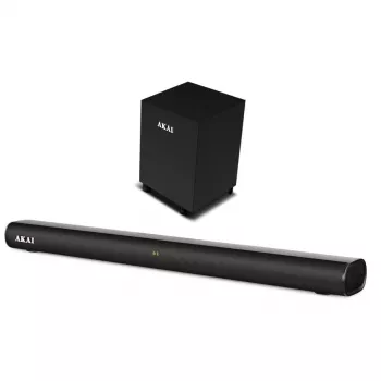 AKAI Soundbar ASB-20CSW 2.1 80W bezdrátový subwoofer Bluetooth 5.0 HDMI ARC