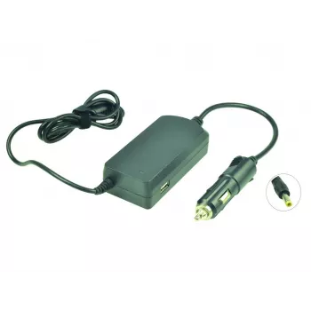 Napájecí zdroj a měnič napětí 2-POWER CCC0735G 45 W, auto, černý