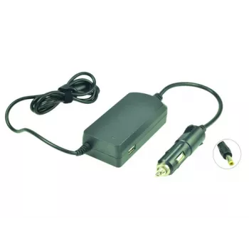 Napájecí zdroj a měnič napětí 2-POWER CCC0735G 45 W, auto, černý