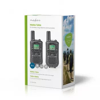 Nedis vysílačka sada WLTK0500BK dosah 5 km 8 kanálů PMR446
