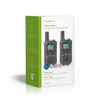 Nedis vysílačka sada WLTK0500BK dosah 5 km 8 kanálů PMR446