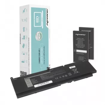 MITSU Battery PKWVM for Dell Precision 15 7550 7560 Precision 17 7760 - 7400 mAh (84 Wh)