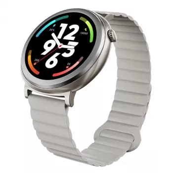 HIFUTURE chytré hodinky Aurora AMOLED AI stříbrné