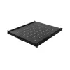 Lanberg 19 inch 1U výsuvná police do racku hloubka 500mm černá nosnost 35kg
