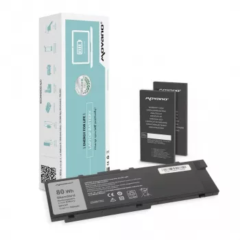 MOVANO baterie MFKVP pro Dell Precision 15 7510 17 7710 - 7000 mAh (80 Wh)