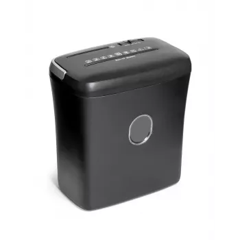 WALLNER Shredder XD1012 CD křížový skartovač papíru, 6 listů, 10 L, černý