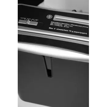 WALLNER skartovačka XD805 CD Cross-Cut skartovačka papíru, 8 listů, 15L, černá