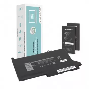 MOVANO baterie DJ1J0 C27RW pro Dell Latitude 7280 7290 7380 7390 7480 7490 - 11,4V - 3000 mAh (34 Wh)