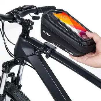 Rámečková brašna na kolo WILDMAN XS2 1L, černá