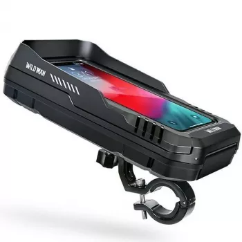WILDMAN FK2 Cyklobrašna s držákem na smartphone, černá