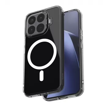 Kryt Crong Hybrid Clear Magnetic MagSafe pro Xiaomi 17T Pro 5G, transparentní