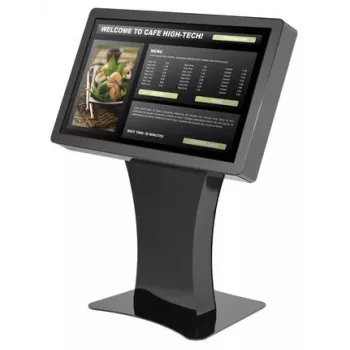 Peerless Landscape Kiosk KILH550-EUK - podlahový stojan - pro LCD displej - uzamykatelný - lesklá černá - velikost obrazovky: 127 cm (50