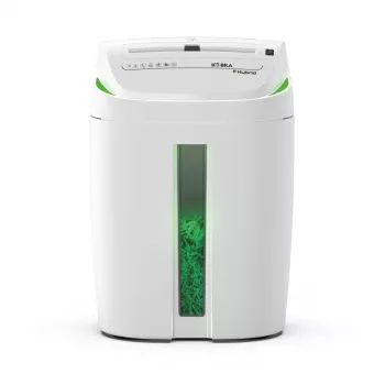 KOBRA Hybrid S4 skartovač na příčný řez, P-4, 10 listů, 20 l, bílá/antracitová