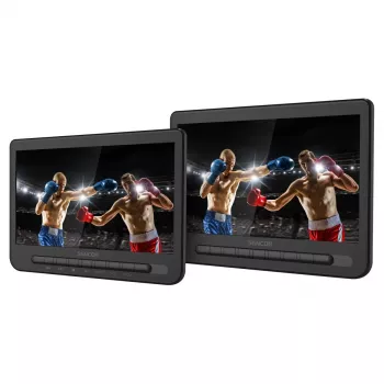 SENCOR SPV 7105 DUAL DVD 2x10 inch LCD monitor do opěrky hlavy pro auto