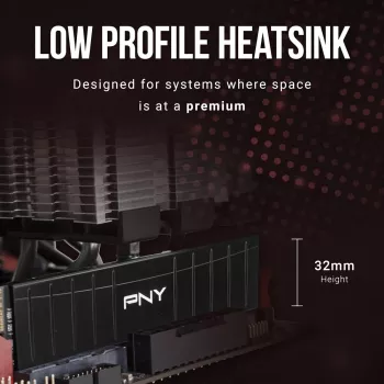 PNY 16 GB DDR4 3200MHz Low Profile paměťový modul pro stolní PC