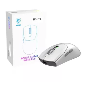 MSI Forge GM340 bezdrátová herní myš bílá