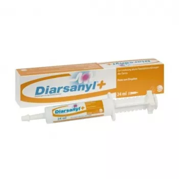 Ceva Diarsanyl Plus orální pasta pro psy a kočky s akutním průjmem, 24 ml stříkačka