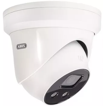 ABUS IPCB58511B 8 MP 4K IP dome kamera s objektivem 4 mm, PoE, IR noční vidění až 30 m, IP67/IK10, vestavěný mikrofon
