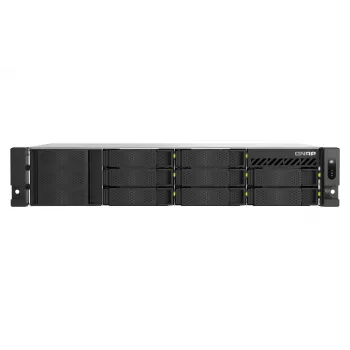 QNAP TS-H1065EU-RP 10pozicové rackové NAS, Intel Xeon D-1622, 16 GB RAM, 2.5GbE, redundantní napájecí zdroj