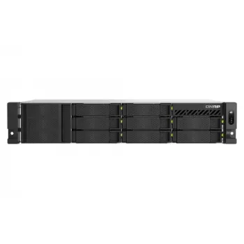QNAP TS-H1065EU-RP 10pozicové rackové NAS, Intel Xeon D-1622, 16 GB RAM, 2.5GbE, redundantní napájecí zdroj