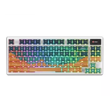 MSI Forge GK600 TKL Bezdrátová mechanická herní klávesnice - Mars US ANSI, Tri-Mode, Hot-Swappable Forge Switches, Per-Key RGB, PBT keycaps