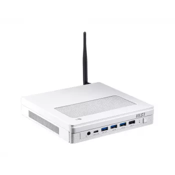 Mini PC MSI PRO DP10 A14MG-007BEU, Intel Pentium Gold G7400, bez RAM, bez HDD, bez OS, bílý