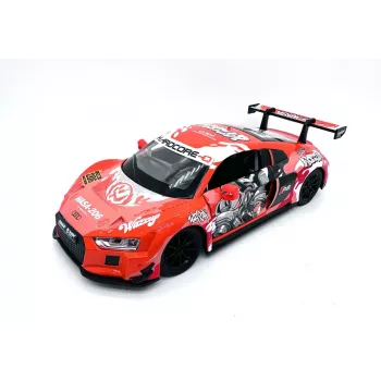 PULIO 1:24 Audi R8 LMS kovový model auta se světlem a zvukem