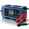 Inteligentní nabíječka baterií Qoltec 52668 12V 10A s funkcí opravy pro AGM GEL LiFePO4
