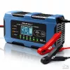 Inteligentní nabíječka baterií Qoltec 52669 12V 6A s funkcí opravy pro AGM GEL LiFePO4