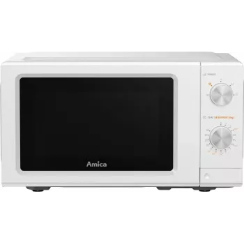 AMICA MMF20M3W solo mikrovlnná trouba, 20 l, 700 W, bílá