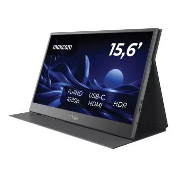 MAXCOM přenosný monitor Mpage 15 - 15,6 inch Full HD IPS USB-C HDR10 hliník