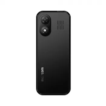 MAXCOM MM282 4G Dual-SIM tlačítkový telefon s 2,8 inch displejem, KaiOS, baterie 1400 mAh, USB-C, Bluetooth 5.1, Wi-Fi hotspot, 2-MP fotoaparát, FM rádio, černý