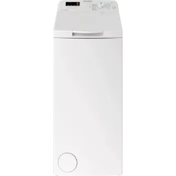 Indesit BTWS50400PLN pračka s horním plněním, 5 kg, 1000 ot/min, bílá, energetická třída E