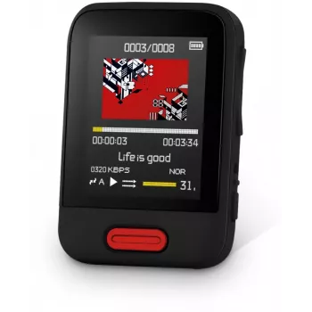 SENCOR SFP 7716BK 16 GB přenosný MP3/MP4 přehrávač s Bluetooth, 1,8