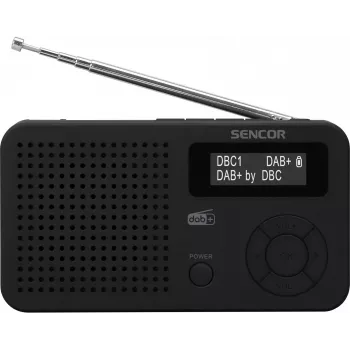Sencor SRD 7210B DAB+ rádio FM/BT/USB - černé