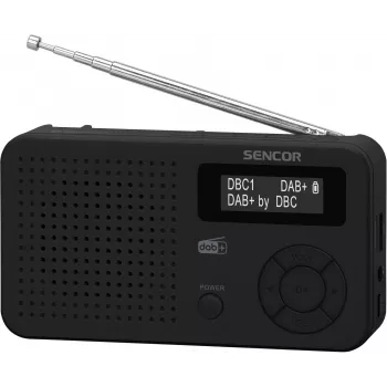Sencor SRD 7210B DAB+ rádio FM/BT/USB - černé