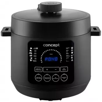 Multikocher CONCEPT CK6001, 5L, 900W, 10 programů, nepřilnavý, černý/nerez