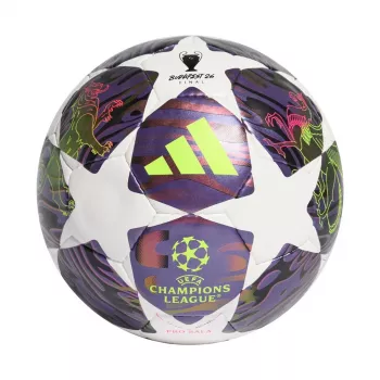 adidas UCL 25/26 Final Pro Sala futsalový míč fialová/bílá