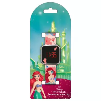 PULIO Digital Watch LED Diakakis - Ariel Children's Blue Silicone Strap