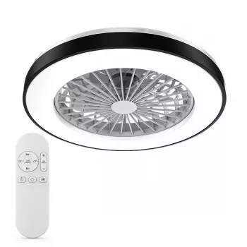 Stropní ventilátor Extralink Orbit Ring 20 Smart WiFi, bílý, ovládání aplikací, 50,8 cm